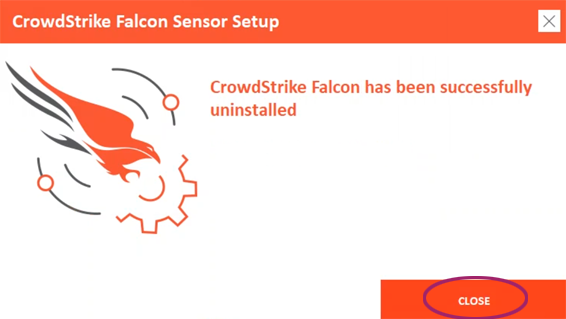 crowdstrike falcon uninstall without token